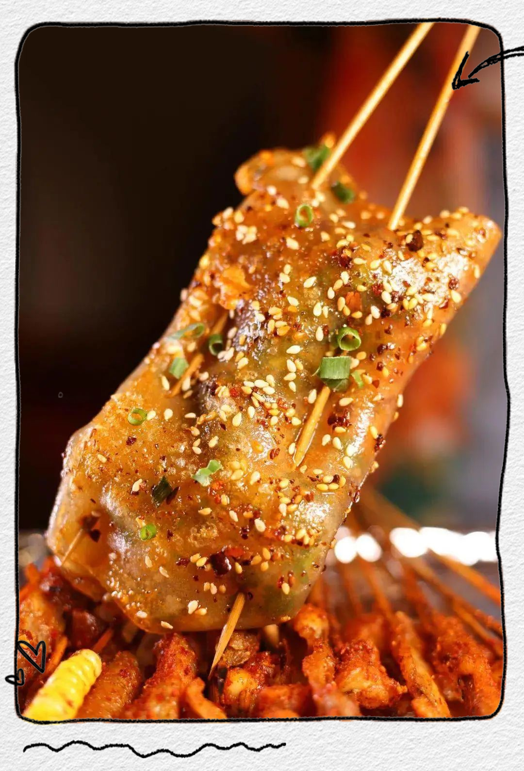 烤苕皮:美味又健康的川渝素串,在家也能轻松制作!