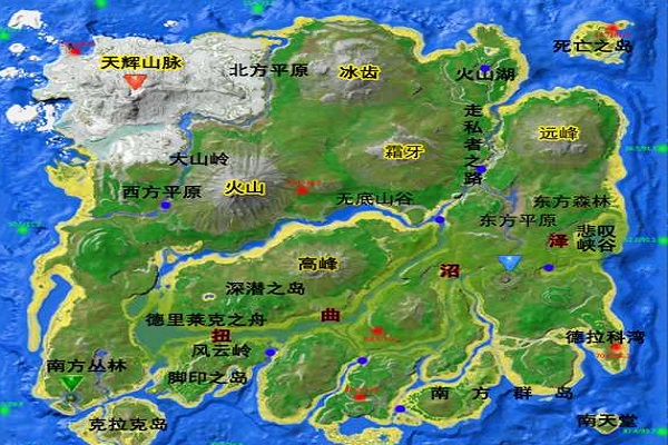 方舟仙境地图详解图片