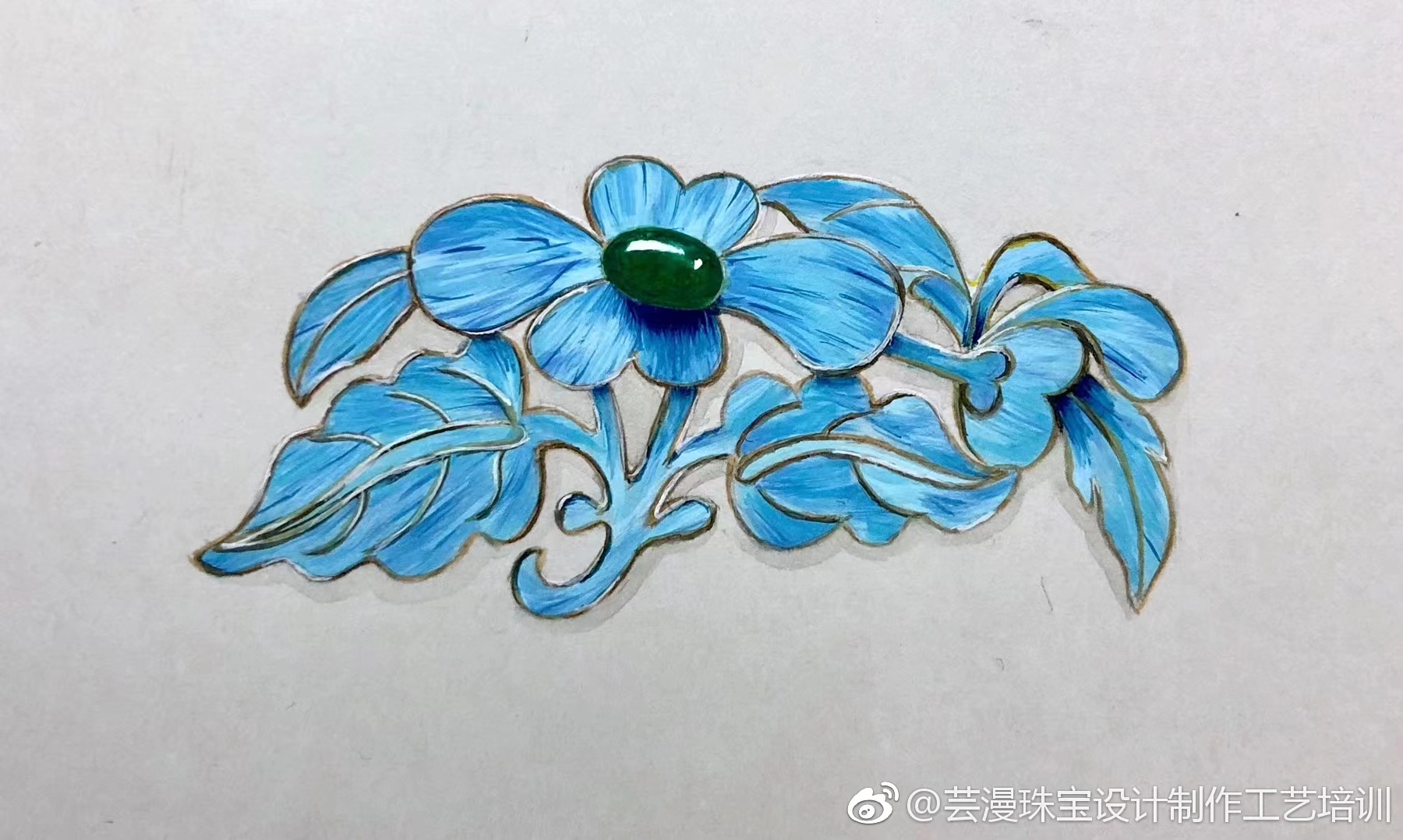 珠宝手绘教学