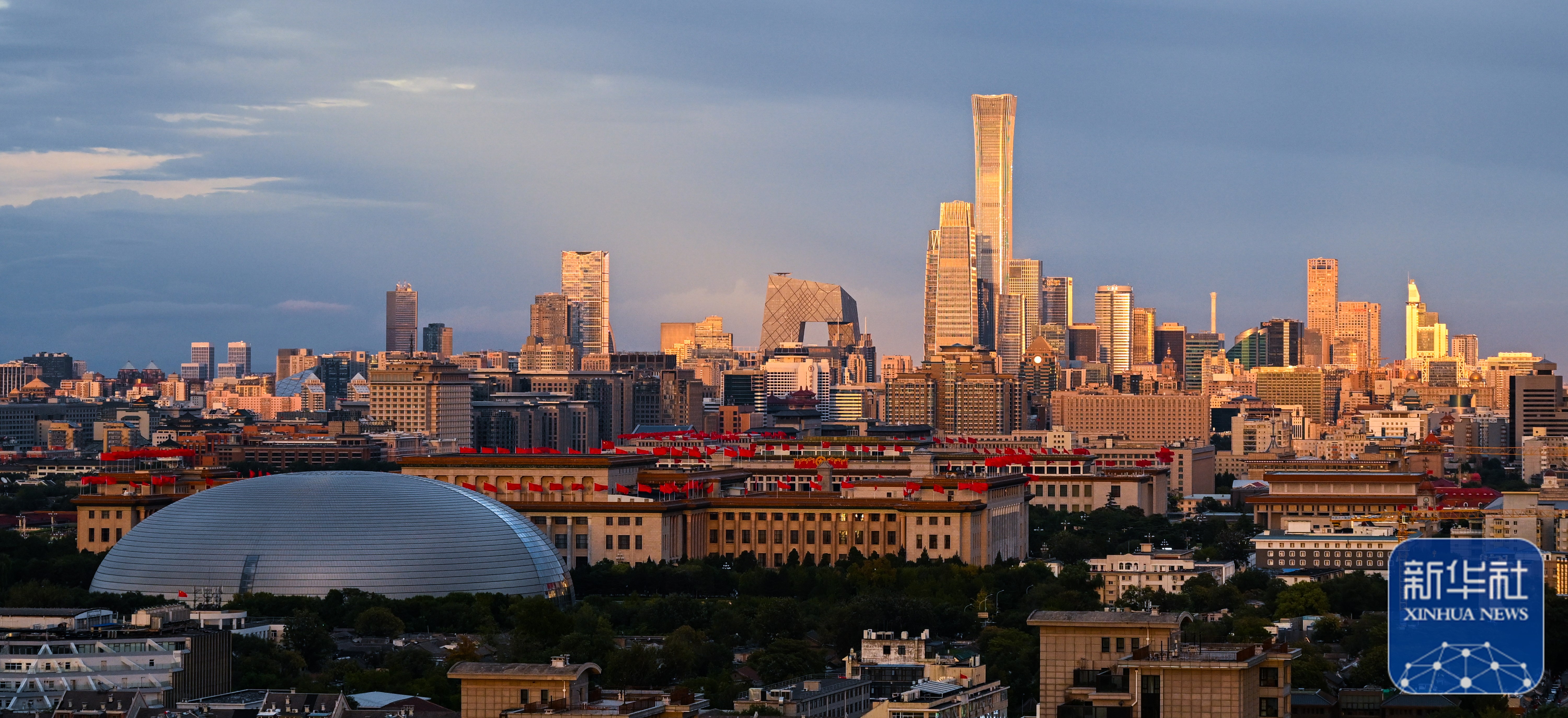 北京迎来阵风天气