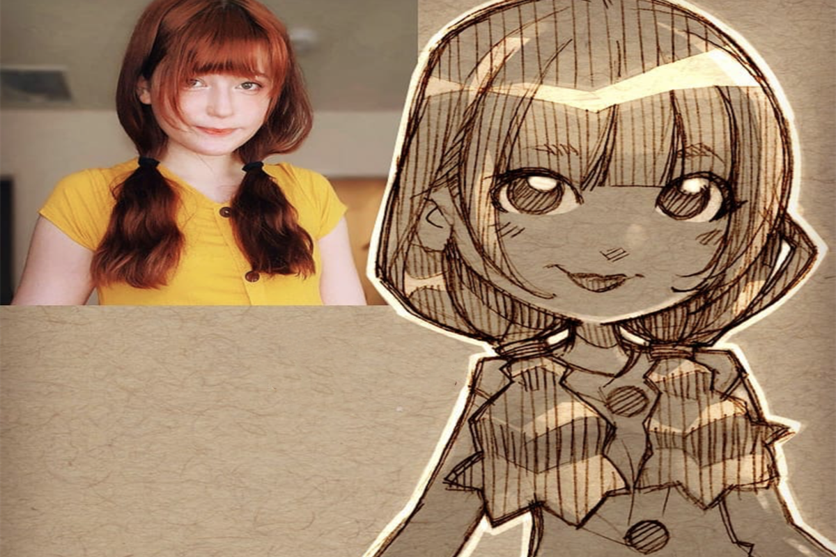 帮粉丝改画太麻烦,这个画师直接和粉丝视频,再把肖像改成漫画