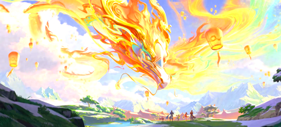 王者荣耀龙年限定皮肤系列,展现中华文化中的龙元素