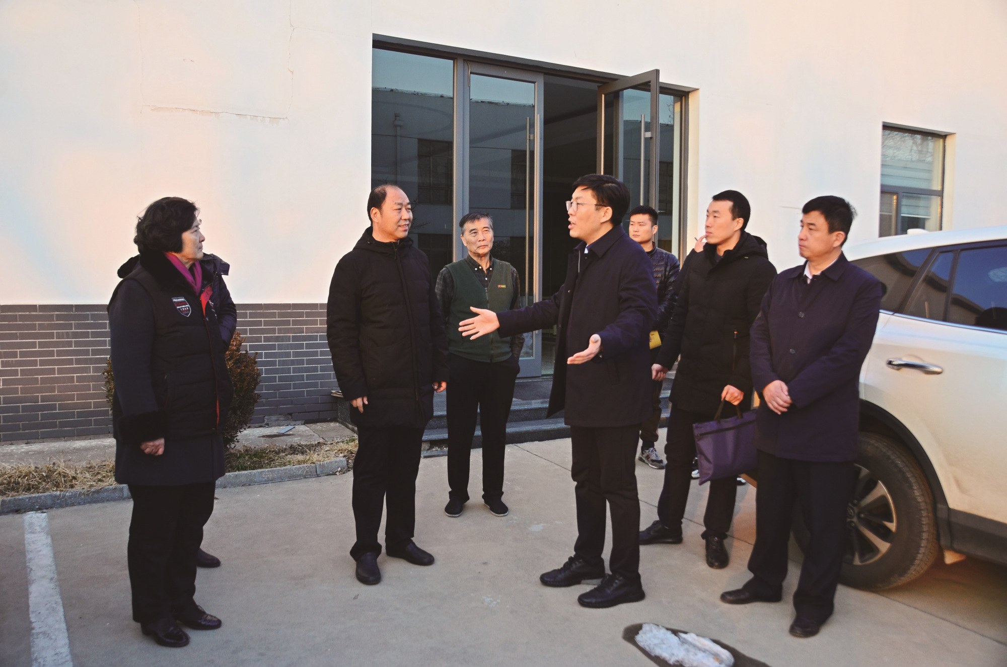 淄博高新区工委委员,管委会副主任李竹凯到新材料产业发展中心调