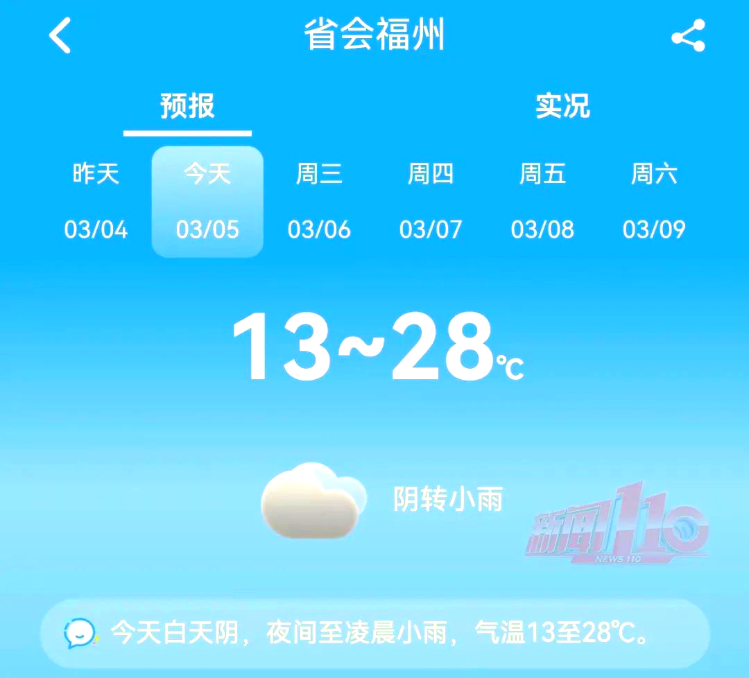 莆田秀屿区天气预报