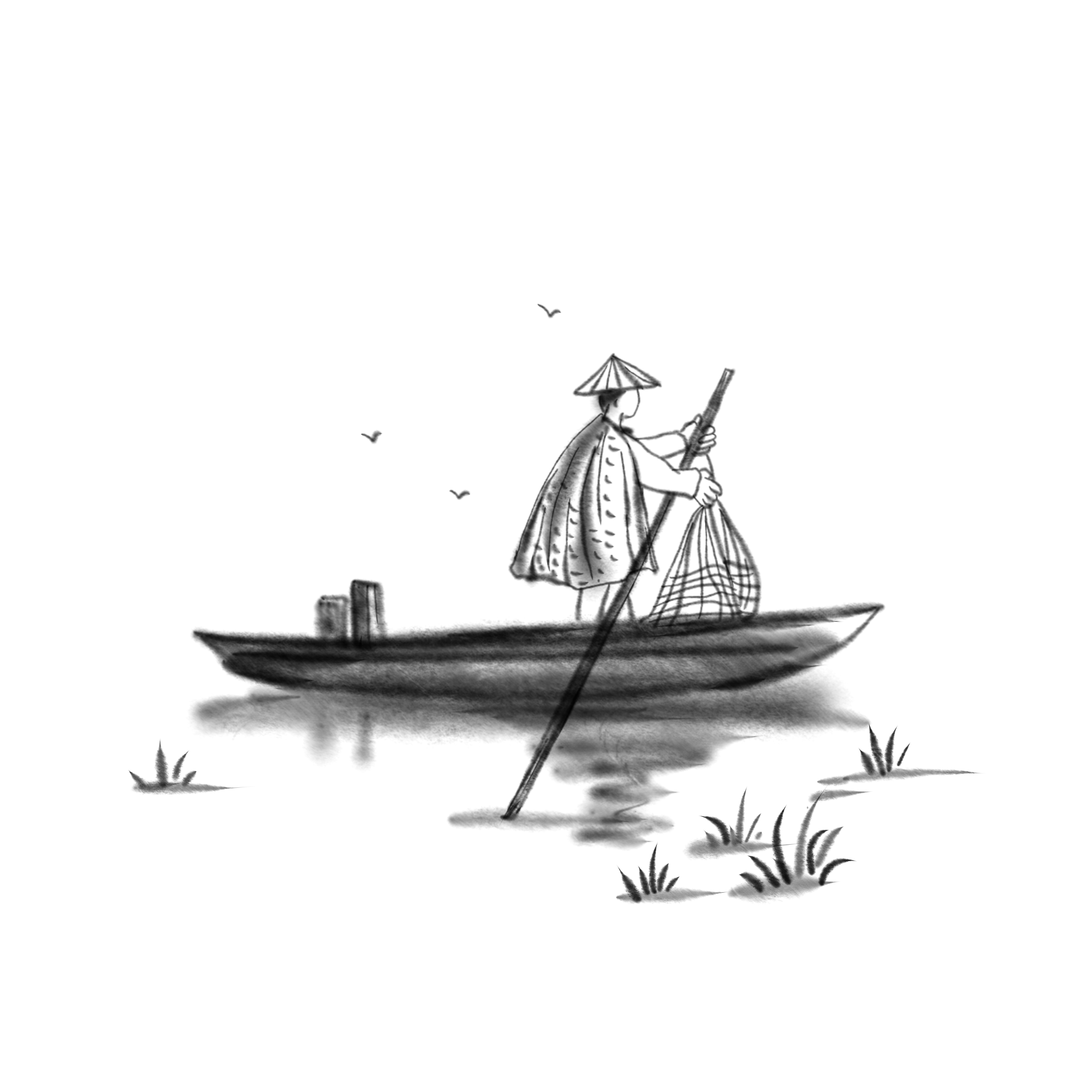 中国风水墨元素设计