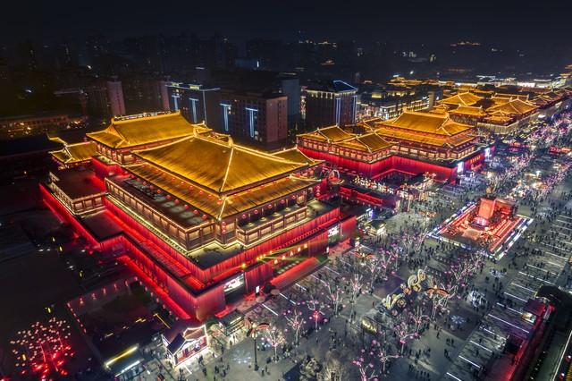 大唐钟声钟楼鸣,盛世帝都长安城巍峨雄伟大雁塔,大唐荣耀千秋明