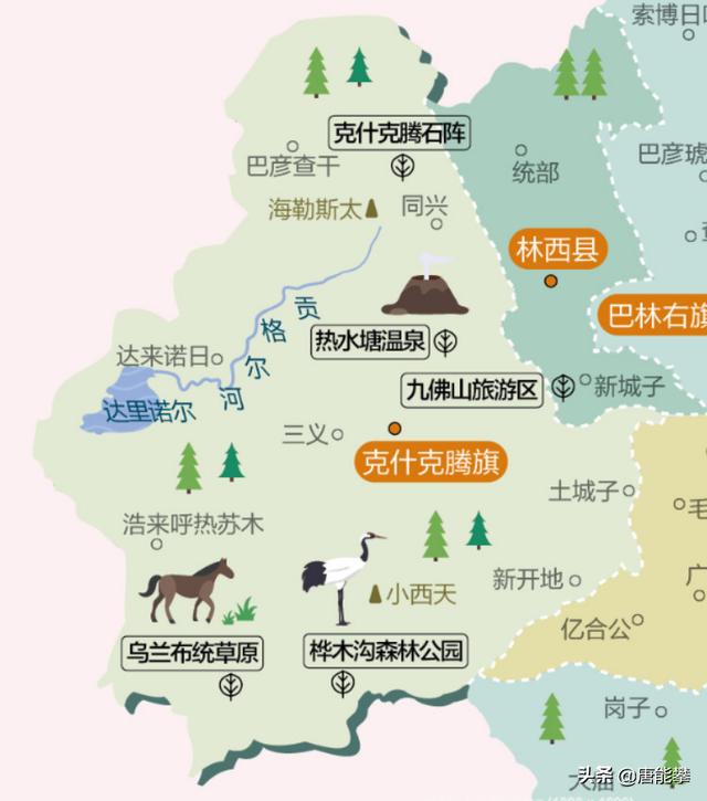 内蒙古赤峰林东地图图片