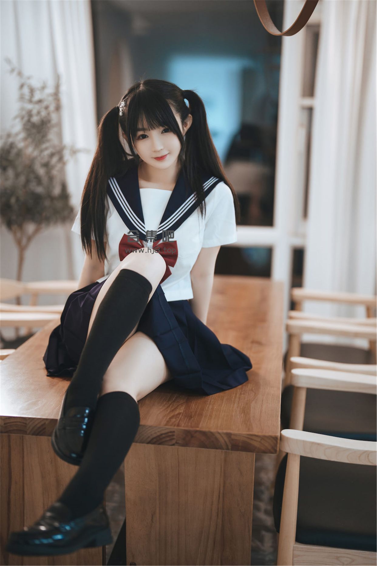 樱井宁宁(宁宁子同学)-放课后jk~超精美cosplay美图~cos写真套图