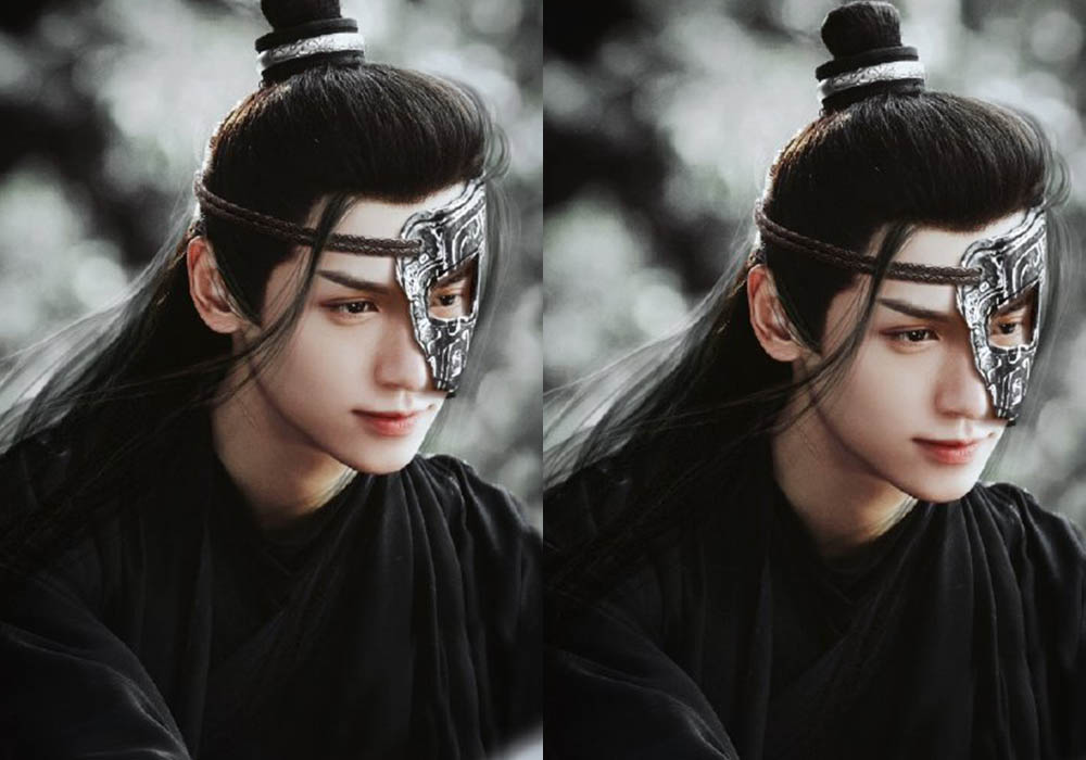 罗云熙惊艳的黑衣古装,倩女代言超帅气,澹台烬是行走的衣架子!