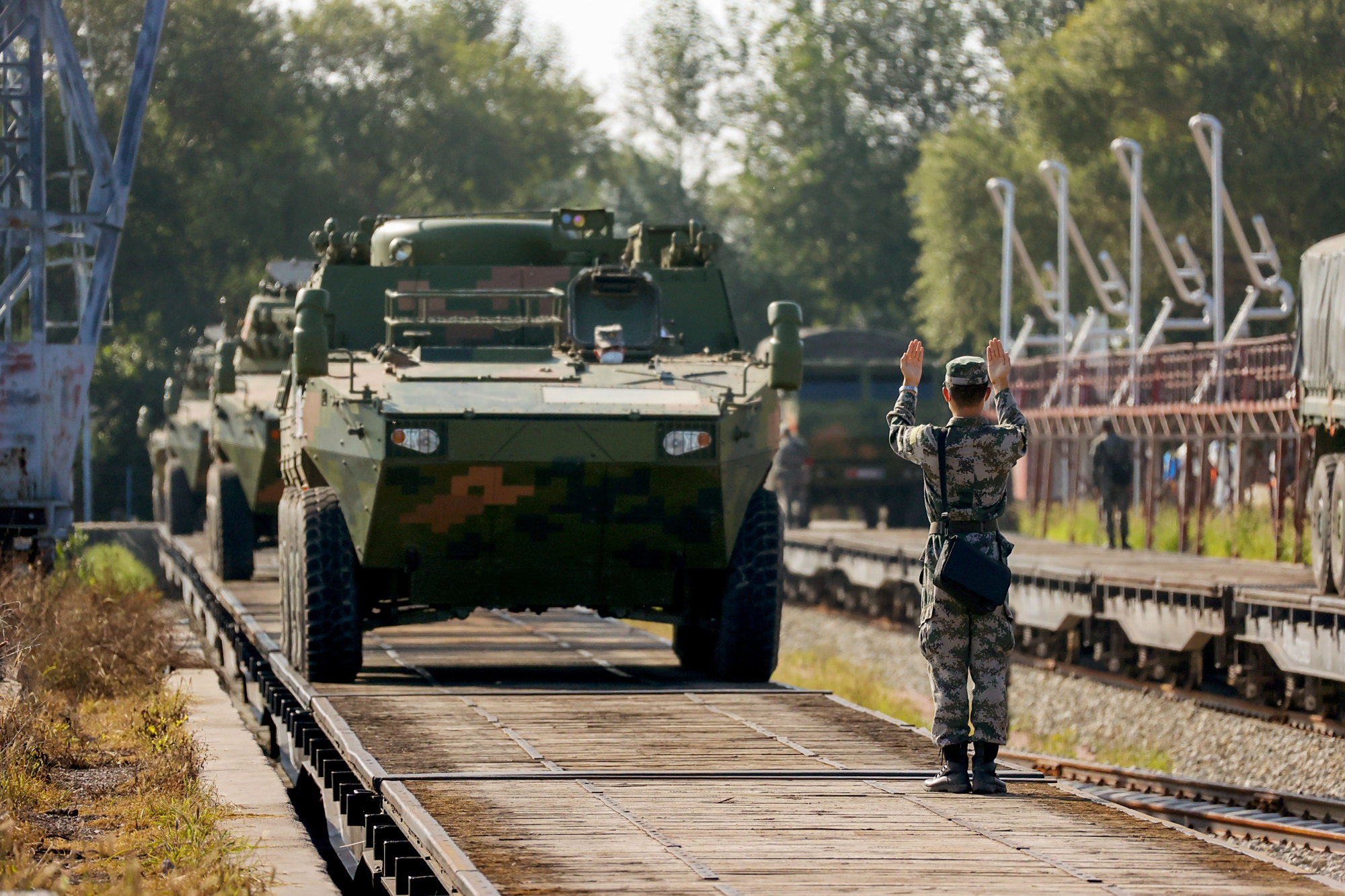 (和平使命-2021·图文互动)(4)"和平使命-2021"联演中方参演部队开始