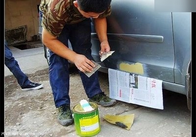 汽车补漆为什么要刮腻子