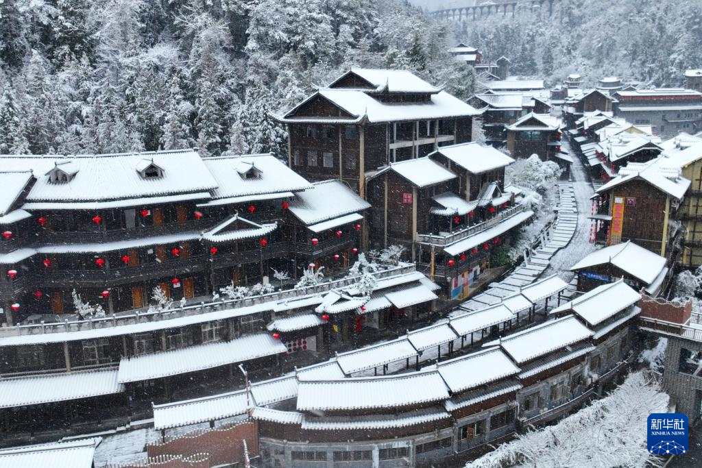 酉阳大溪镇全景图片