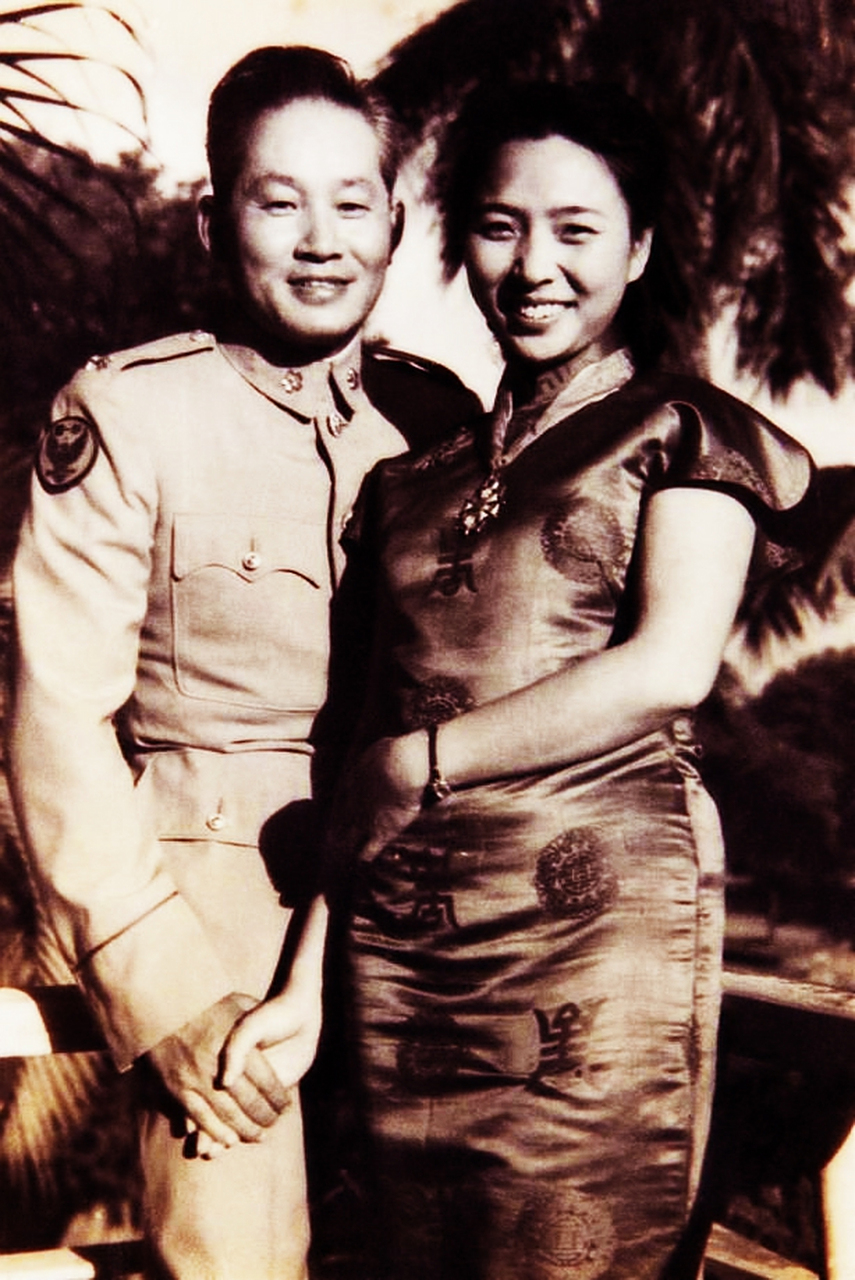 张晶英是孙立人的第二任妻子.他们的关系很好.只是可惜他们没有孩子.