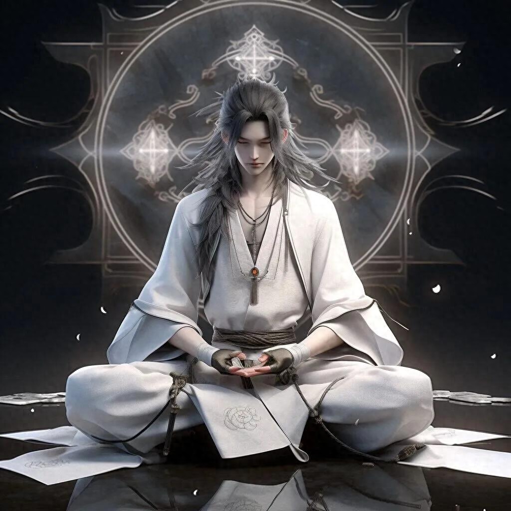 禅修静心头像,打磨掉自身的浮躁和轻狂