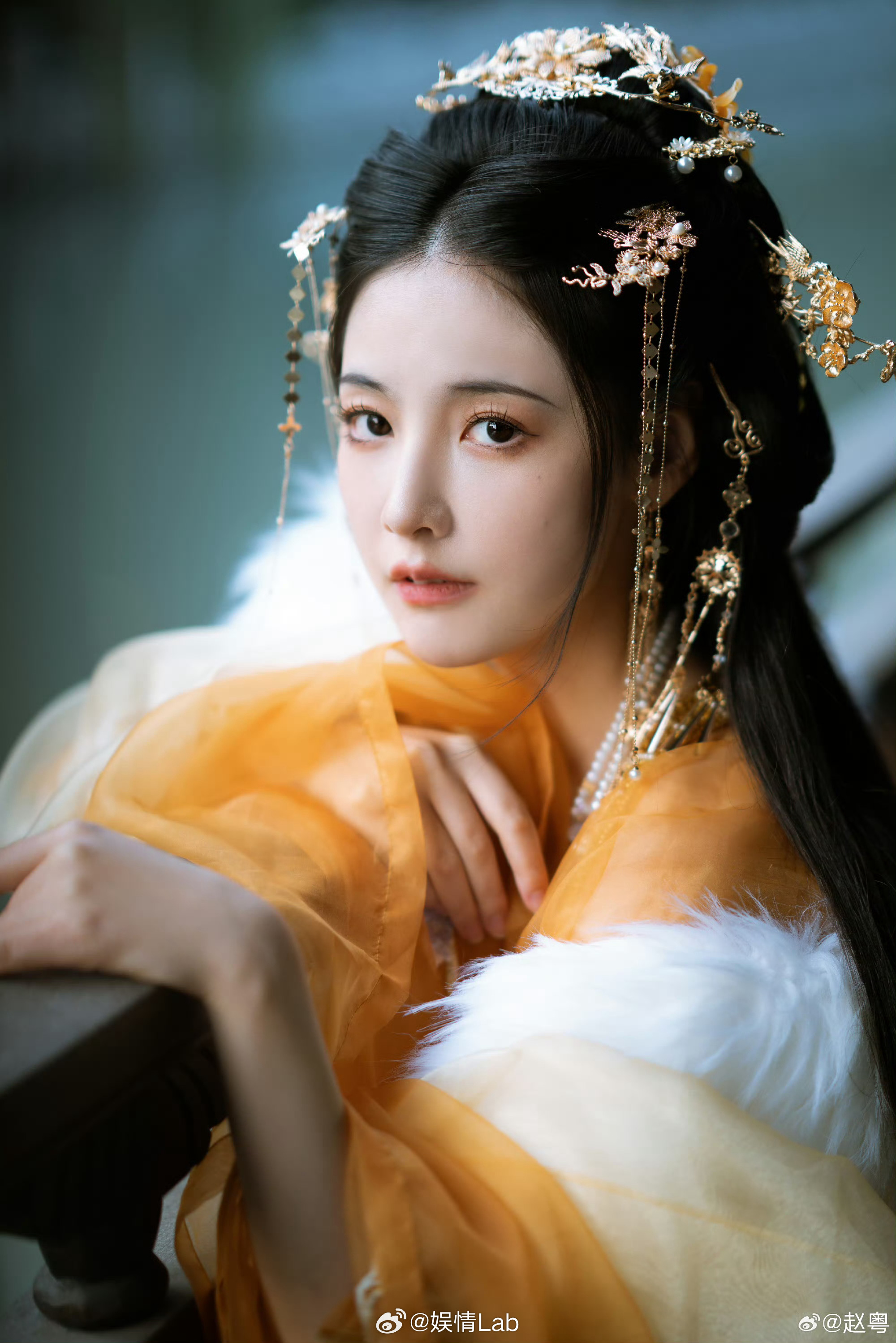 丨@赵粤 古装扮相怎么这么美 真是淡眉如秋水
