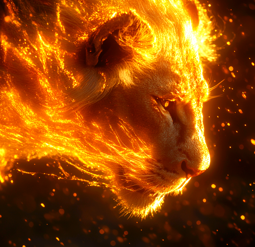 雄狮象征:事业腾飞中的领导力量