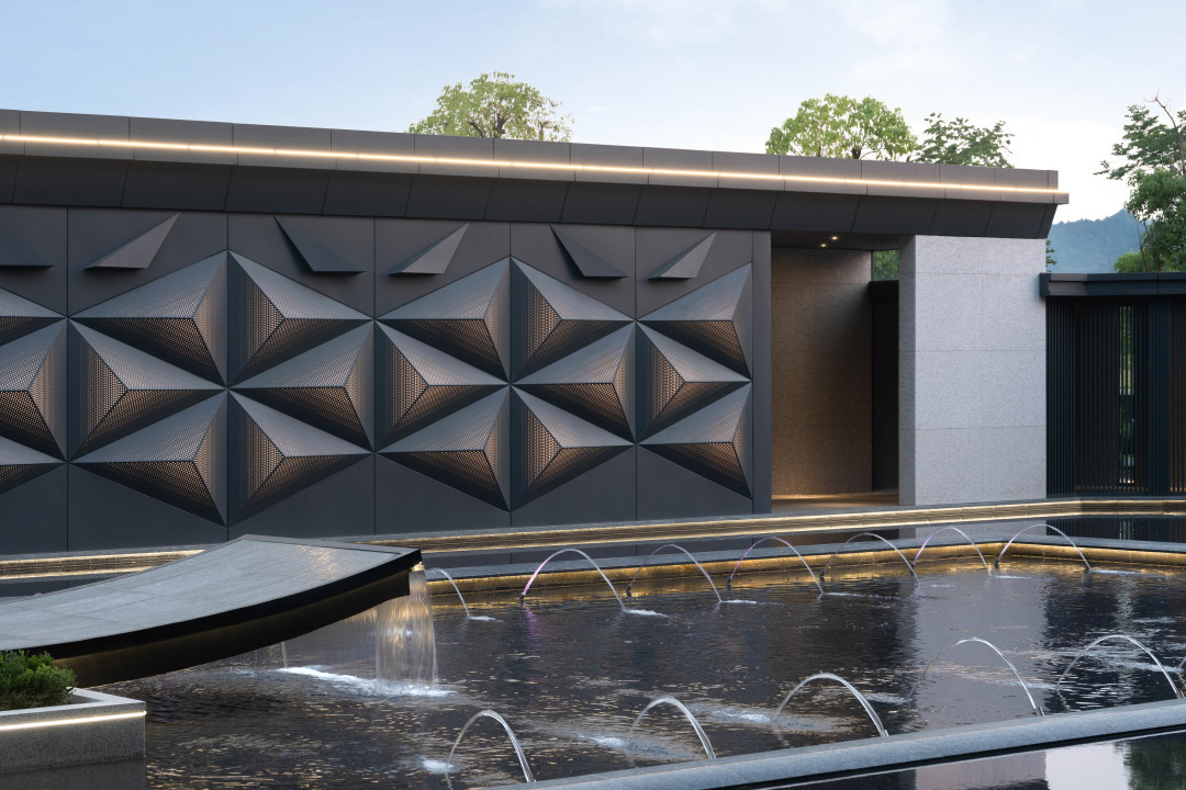 庭前落花穿迴廊,流觴曲水賞月章——马鞍山伟星玖樾台