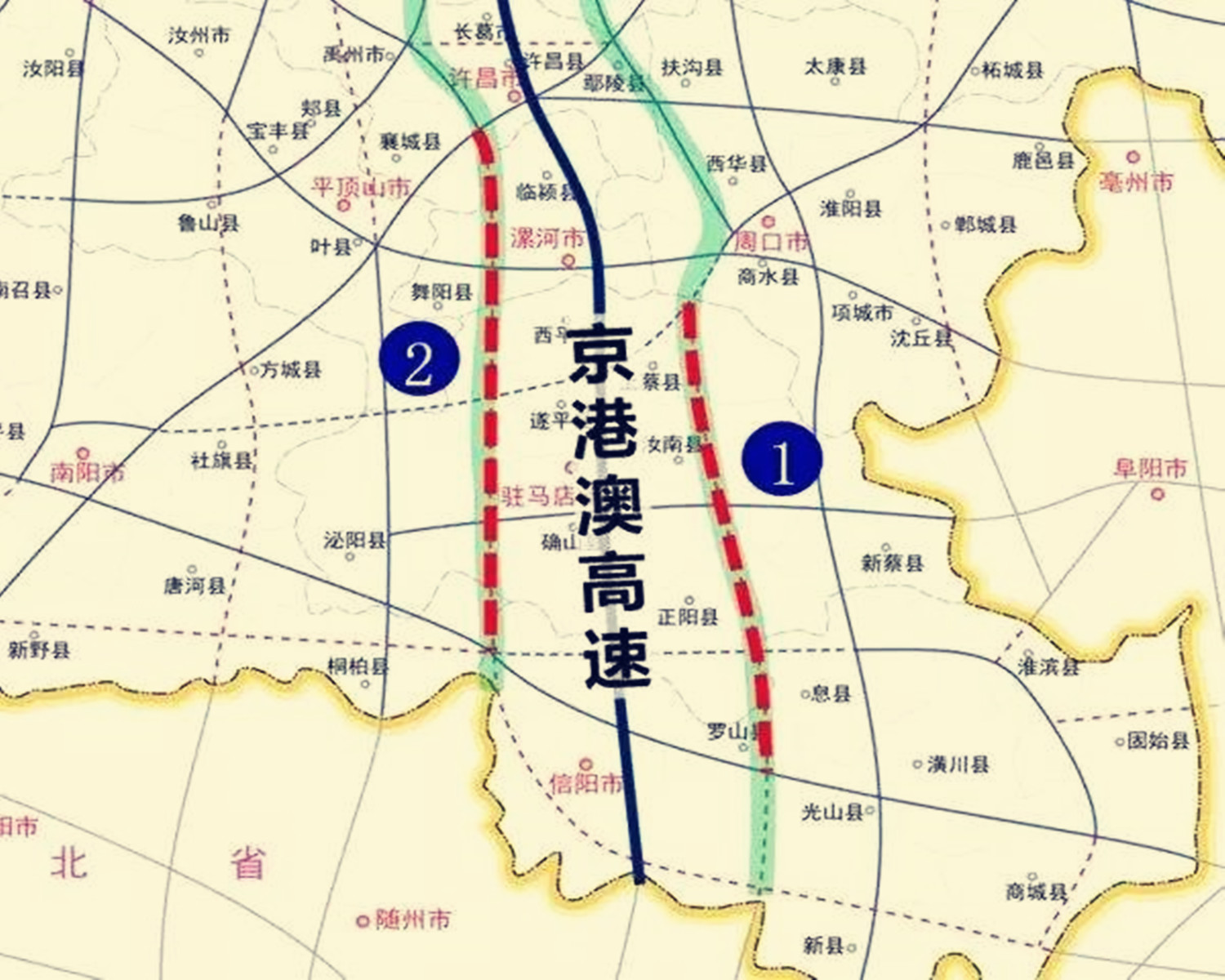 京武高速路线图邯郸段图片