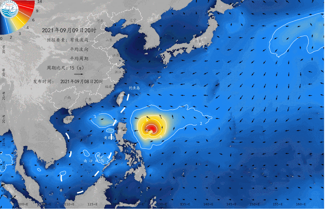 日本海浪预报图图片