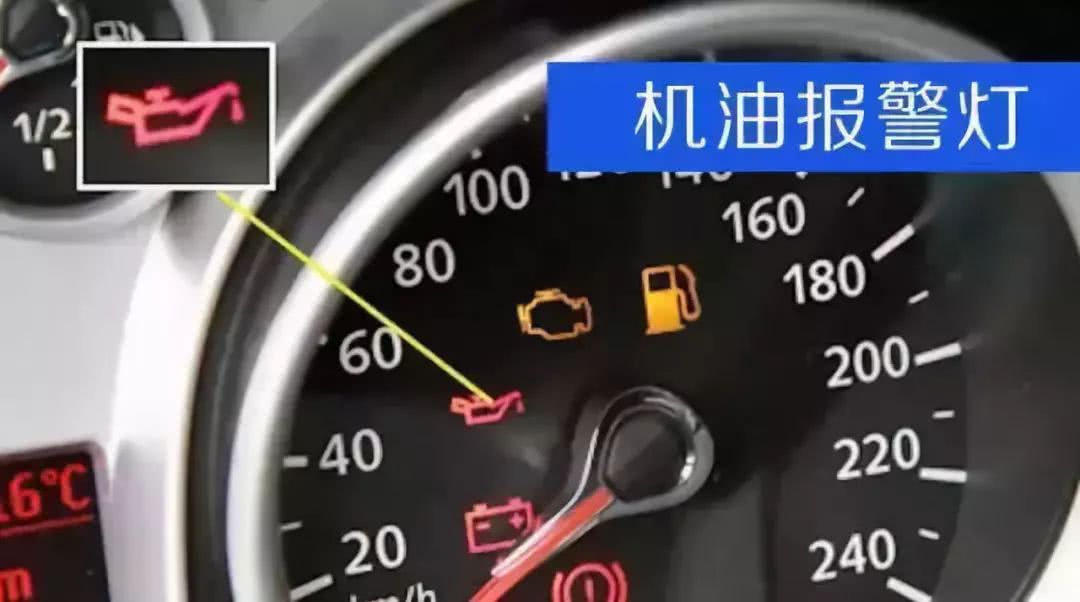 新老司机都要会看的汽车警示标志,机油不足仪表盘上是什么图标