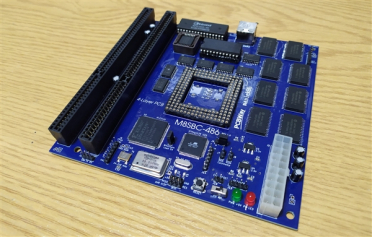 极致硬核！爆肝6个月手搓Intel 486主板：Linux、Windows全跑通