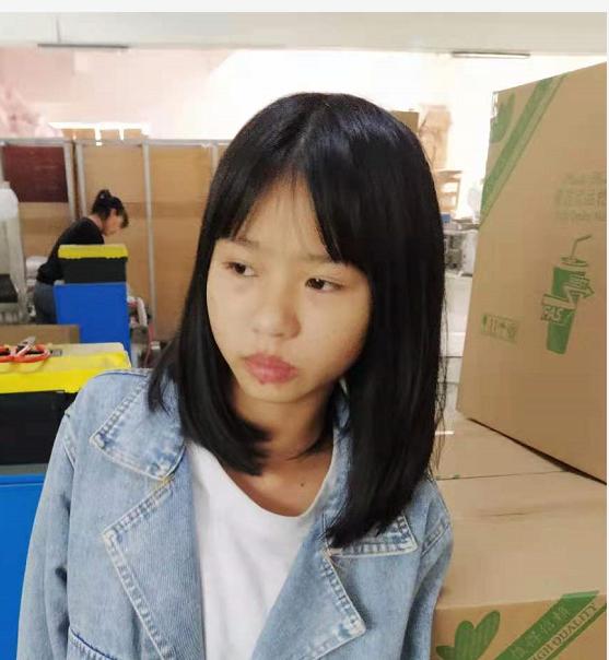 东莞急寻:14岁女孩外出取快递后失联,穿绿色短袖,白色裙子