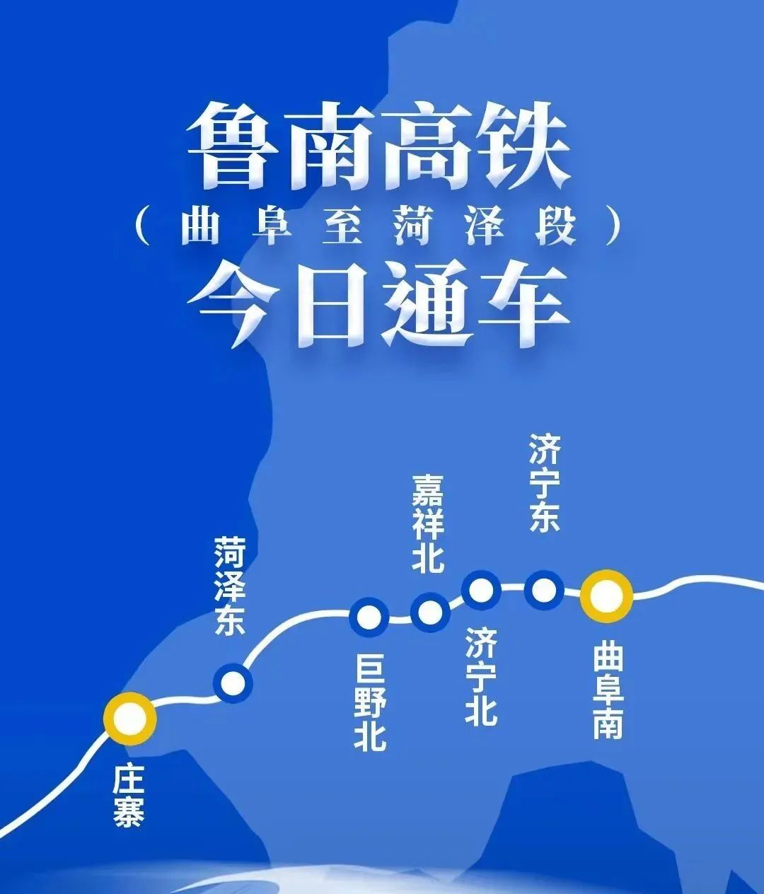 鲁南高铁山东段全线贯通!菏泽到济南高铁仅需1个多小时