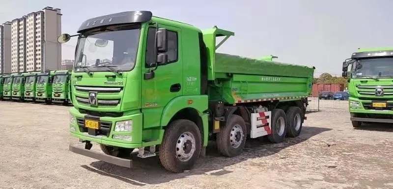 徐工重卡汉风g5法规版国六渣土车批量进驻上海