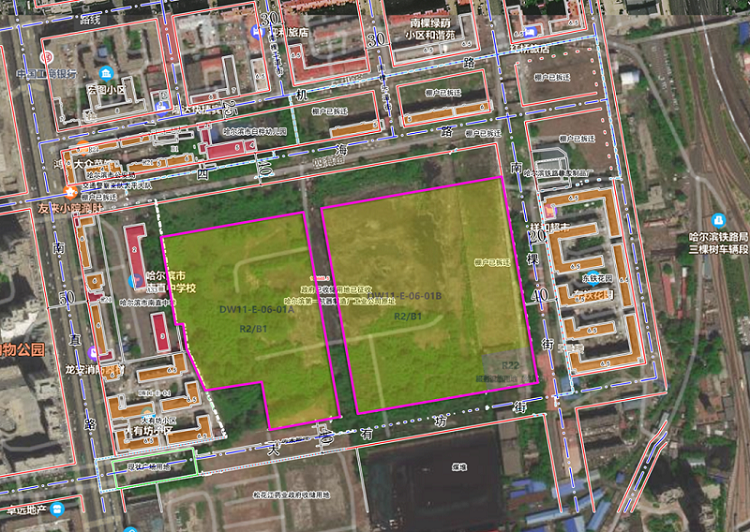 土拍預告|道外區兩宗商住土地掛牌出讓,總用地面積約9.8萬㎡