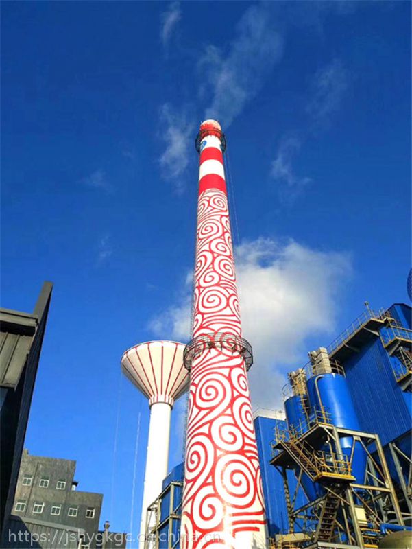 伞形水塔外壁美化彩绘