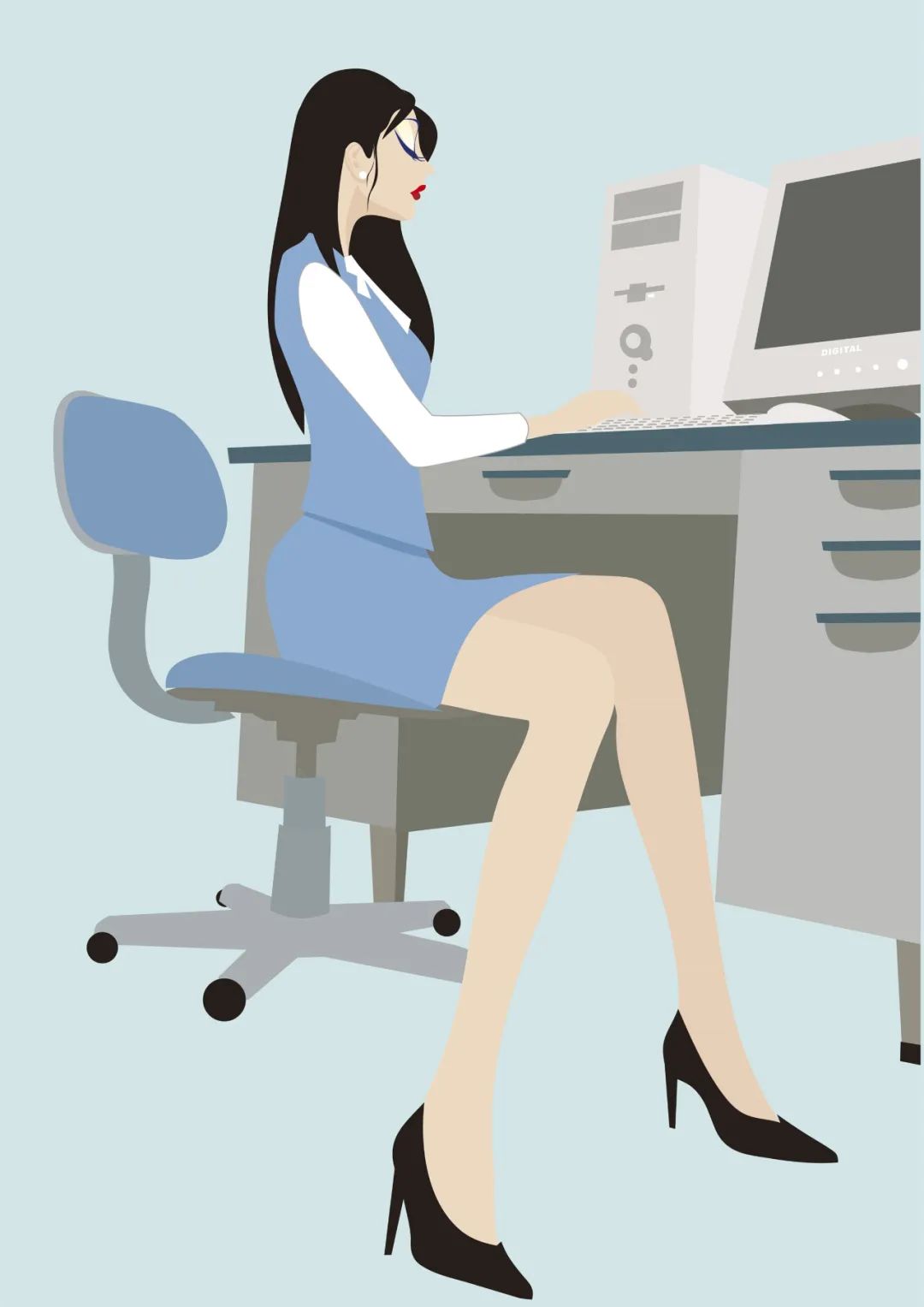 Good Sitting Posture Clipart How to find the correct sitting posture at your desk