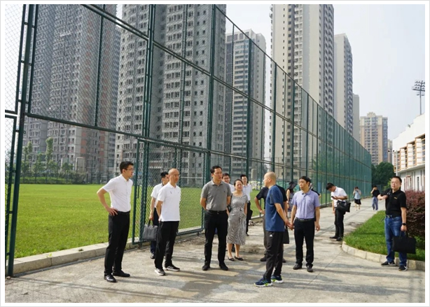 德阳市副市长向赟一行到市奥林匹克后备人才学校调研