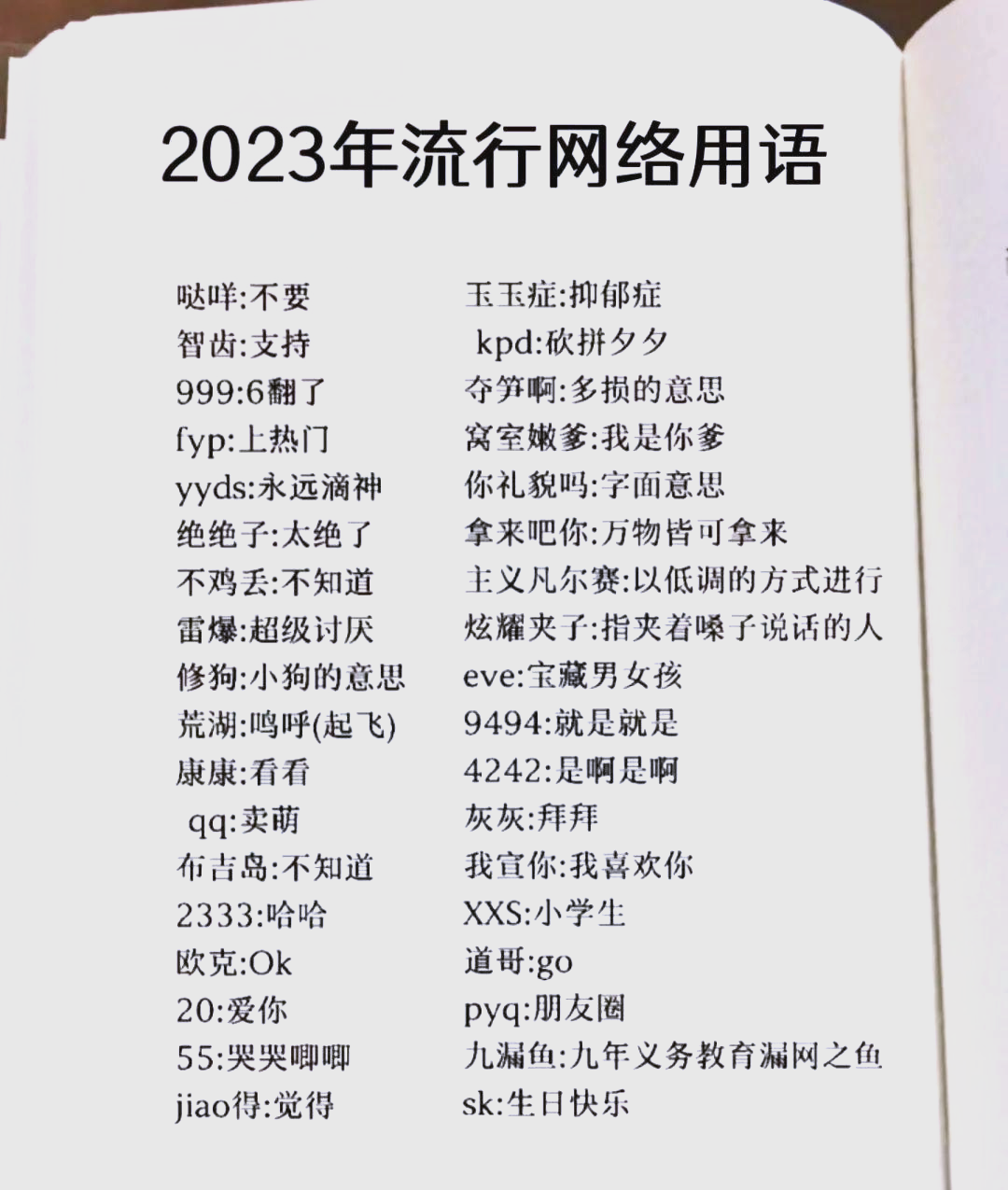 2023火爆网络流行词=2021年最火的网络流行语