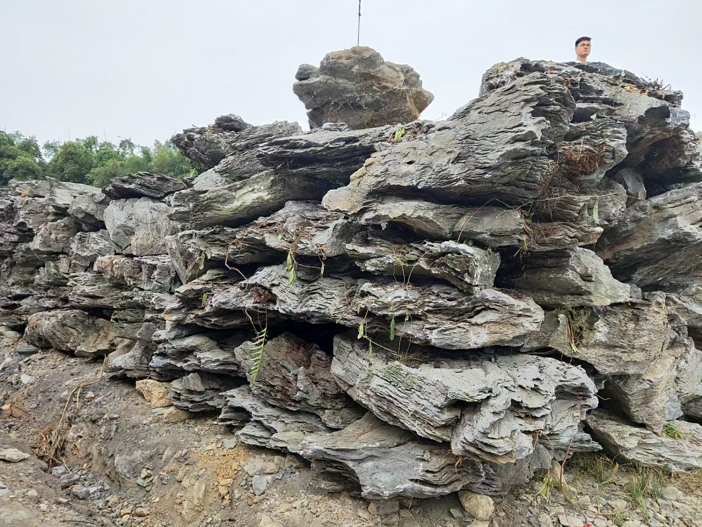 小区大型英石假山,浙江英德石假山制作现场,浙江大英石价格