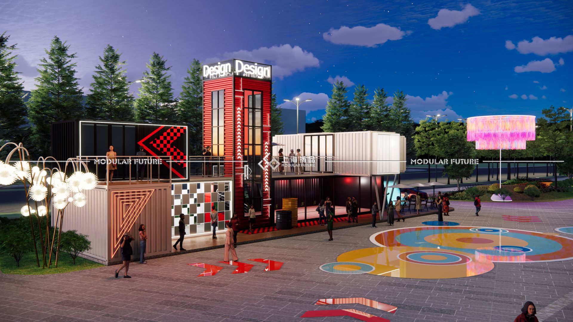 地摊新风潮,网红打卡地:集装箱集市的商场广场掀起热潮