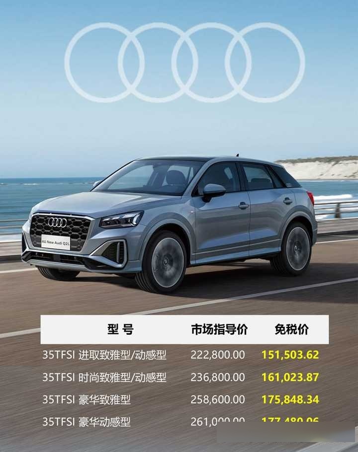 20岁女生,奥迪a3三厢和q2.q3怎么选?