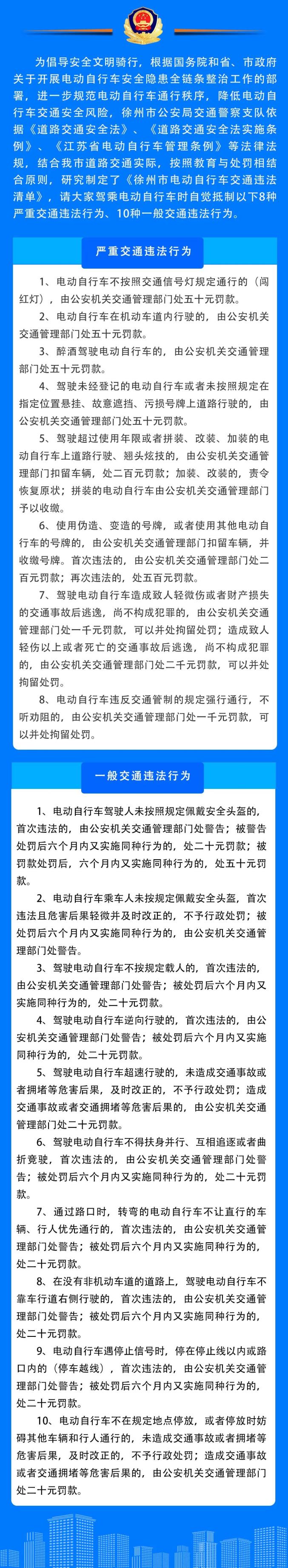 骑电动车注意,这些行为都违法!