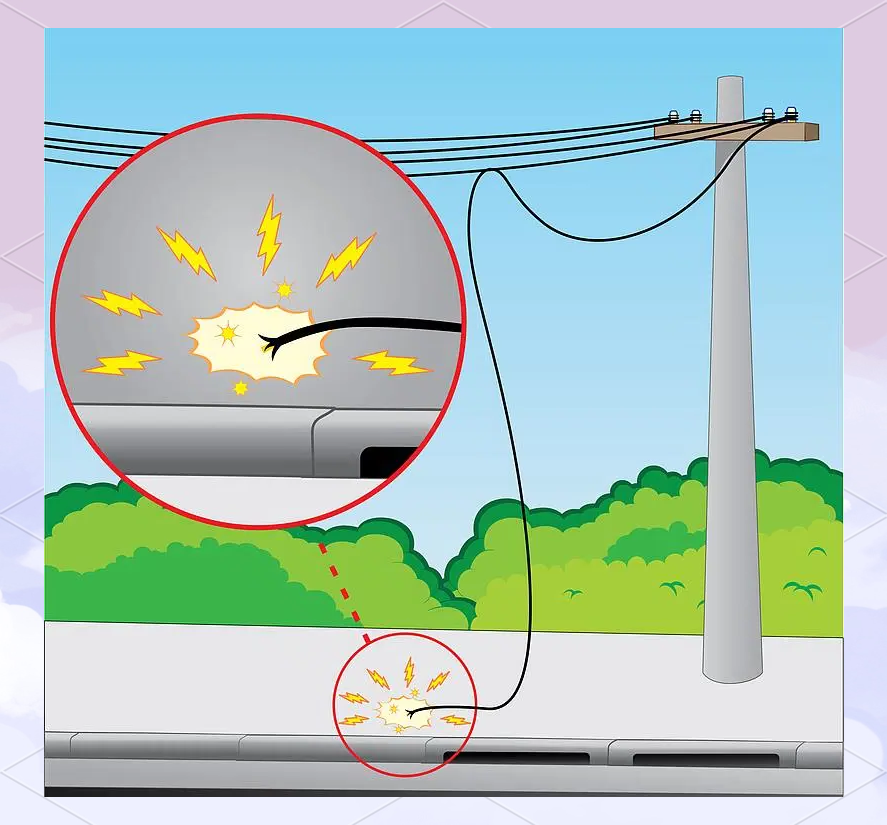 高压电线触地时如何自救?