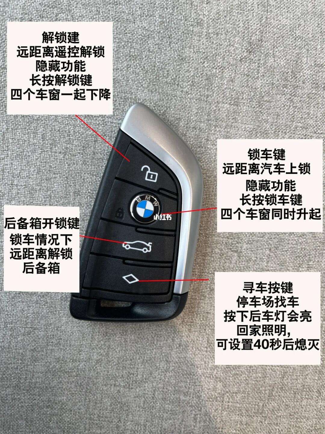 假如有x5宝马的钥匙,x5宝马钥匙怎么使用?