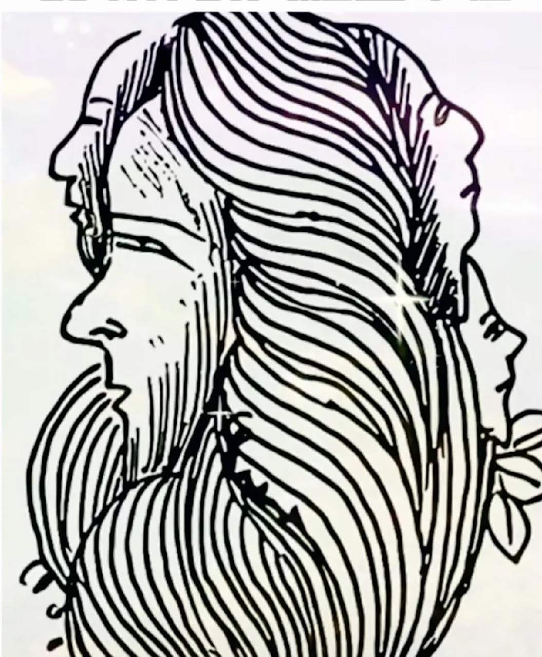 能在图中找到8张脸,证明你的大脑还很年轻～#眼力测试# #大脑年龄测试