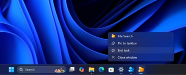 微软Windows 11实用功能被挖出：任务栏图标加上“结束任务”