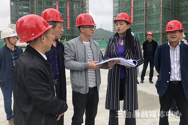 尚丽平来我县调研重点项目建设推进情况