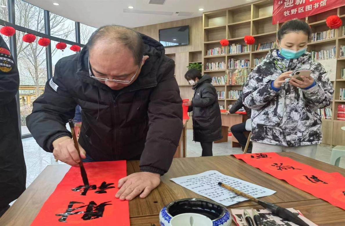 新春走基層 河南新鄉市牧野區圖書館開展