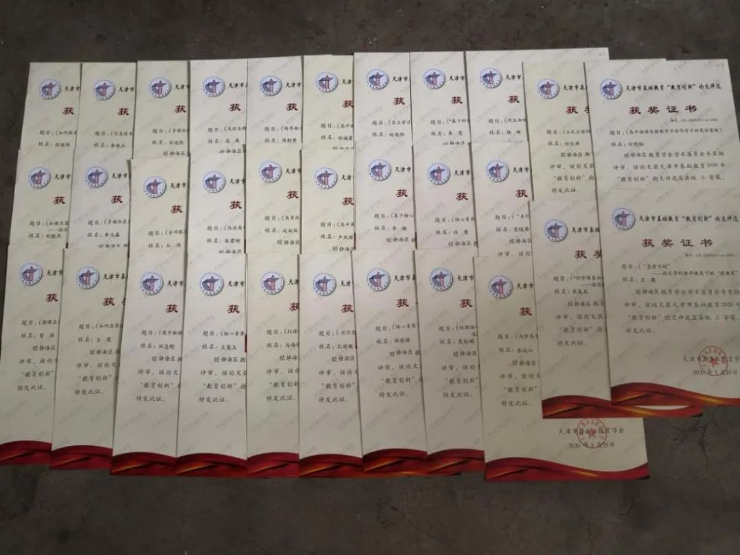 教育科研结硕果,创新论文创佳绩——静海四中57篇论文获奖