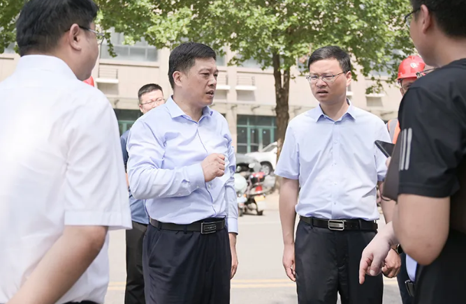 许昌市魏都区领导调研部分重点项目建设