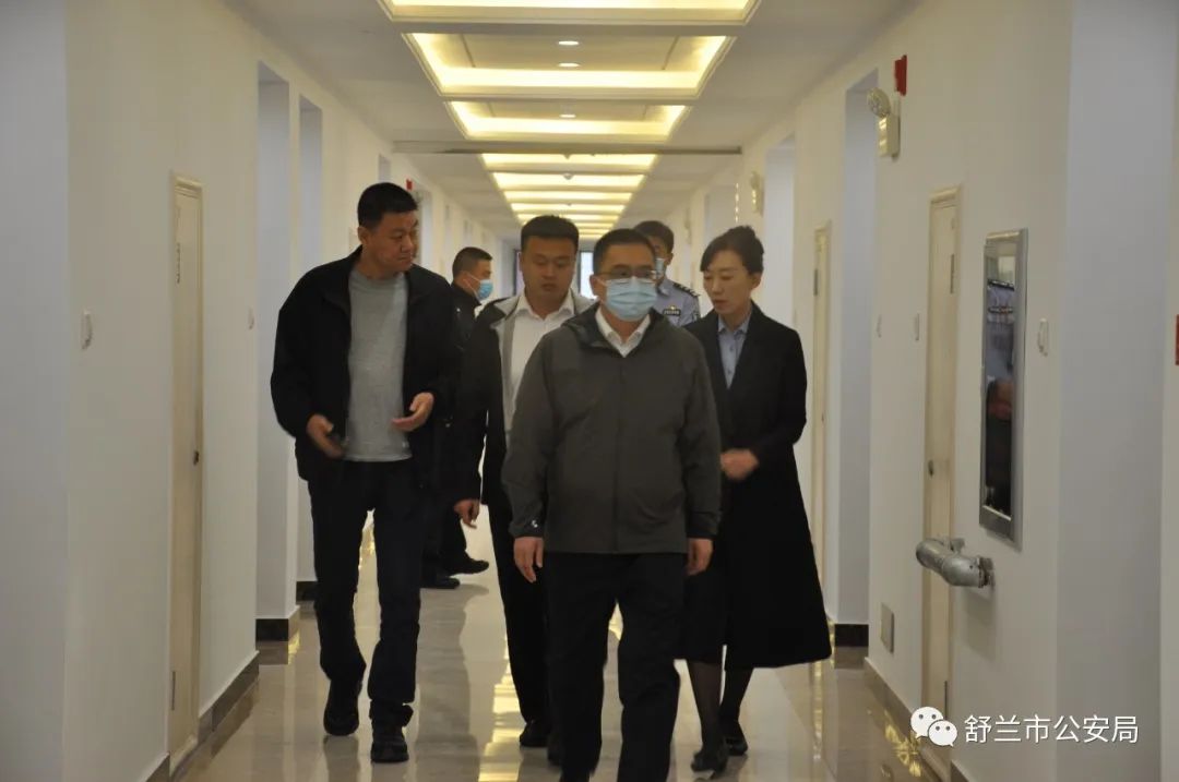 吉林市公安局政治部主任吴悠一行到我局开展调研督导