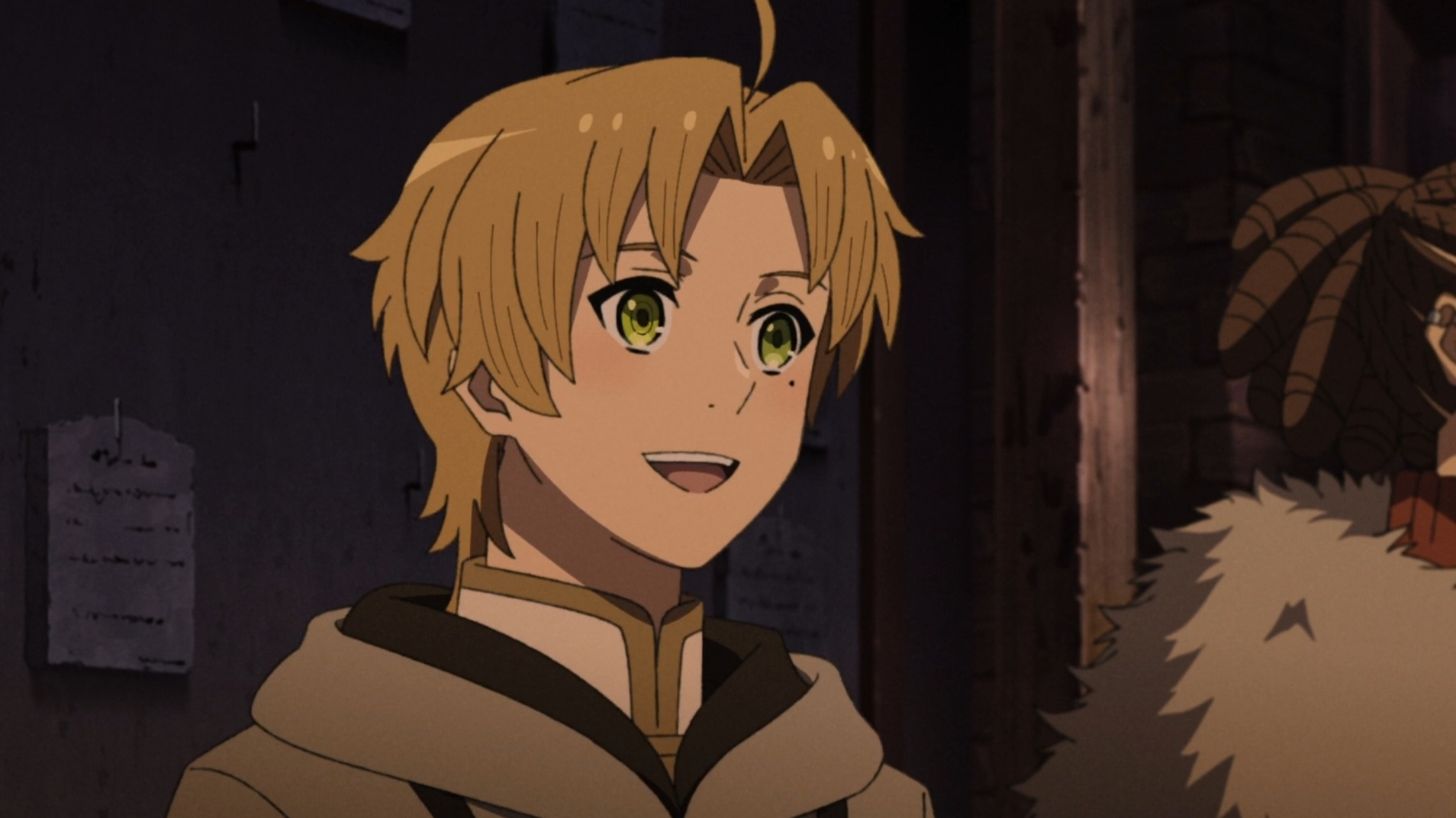 无职转生:鲁迪变成忧郁小男生,和金发美少女莎拉相遇