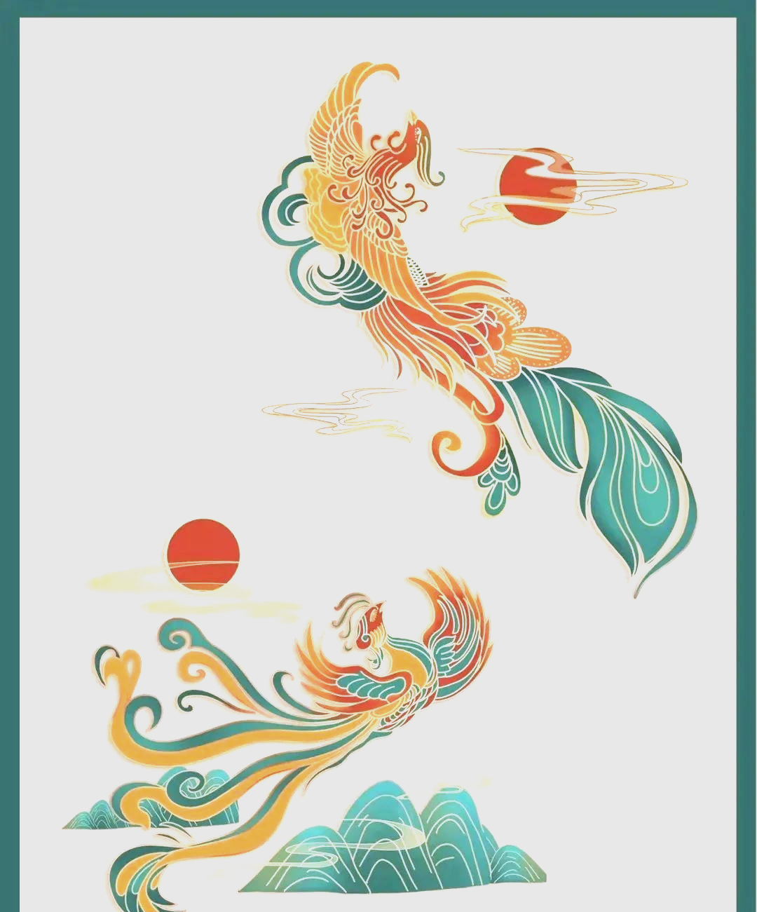 国潮插画盛宴:传统与现代交融的视觉体验