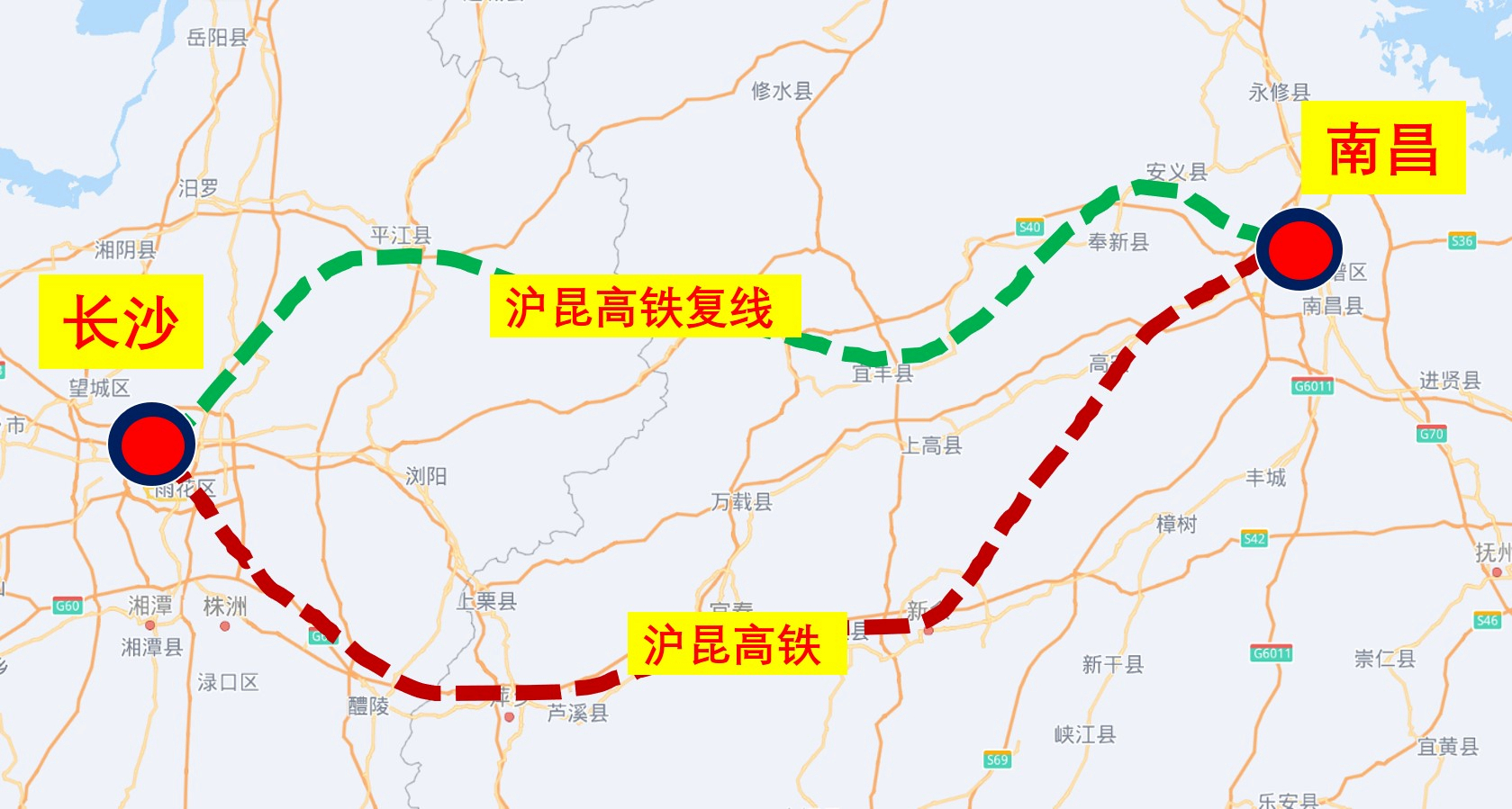 上海,浙江和江西都在打造沪昆高铁沪昌段复线,湖南要不要跟进?