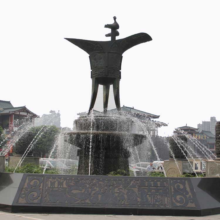 酒樽铜雕,酒樽雕塑